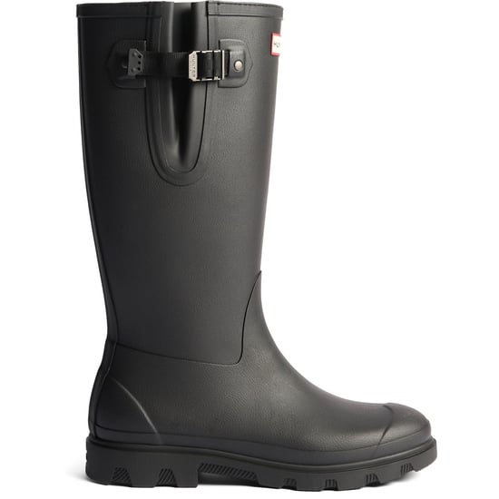 Hunter Field Downpour Laars Rubber Dames Zwarte Wellington Boots - Image 4
