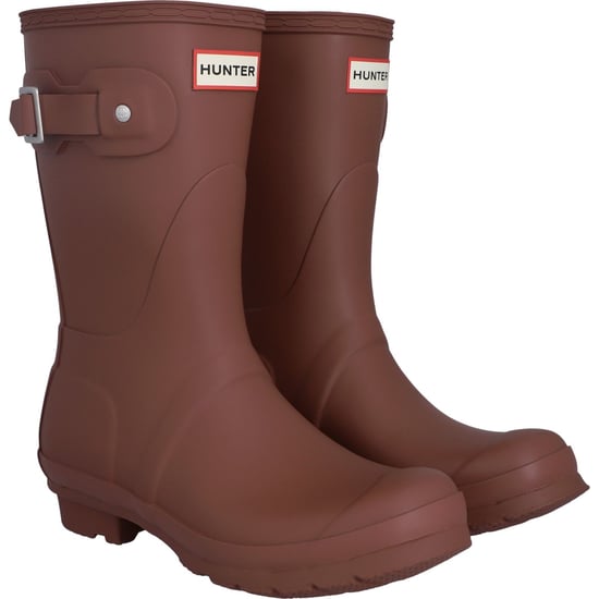 Hunter Original Korte Rubberlaarzen Dames Merlot Wellington Boots - Image 1