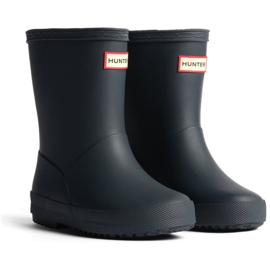 Hunter Kinderen Eerste Geïsoleerde Laars Rubber Kinderen Hunter Marineblauwe Wellingtonlaarsen - Image 1
