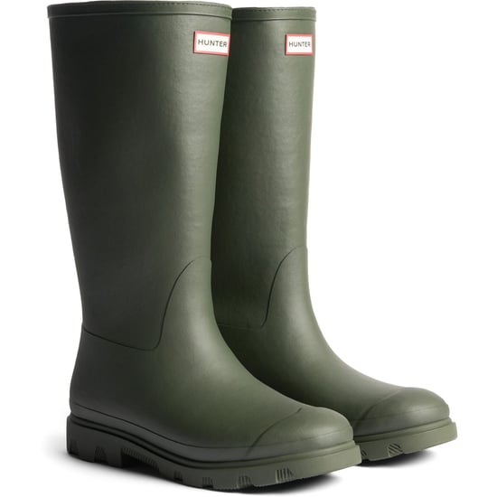 Hunter Downpour Hoge Geïsoleerde Laars Rubber Voor Mannen Donkergroene Wellingtonlaarzen - Image 1