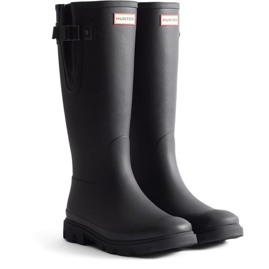 Hunter Downpour Verstelbare Rubberlaarzen voor Mannen - Zwarte Wellingtonboots - Image 1