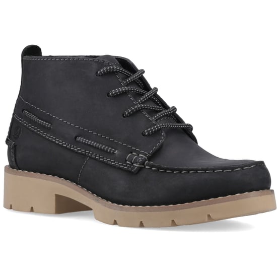 Sperry Savanna Leren Dames Zwarte Laarzen - Image 1
