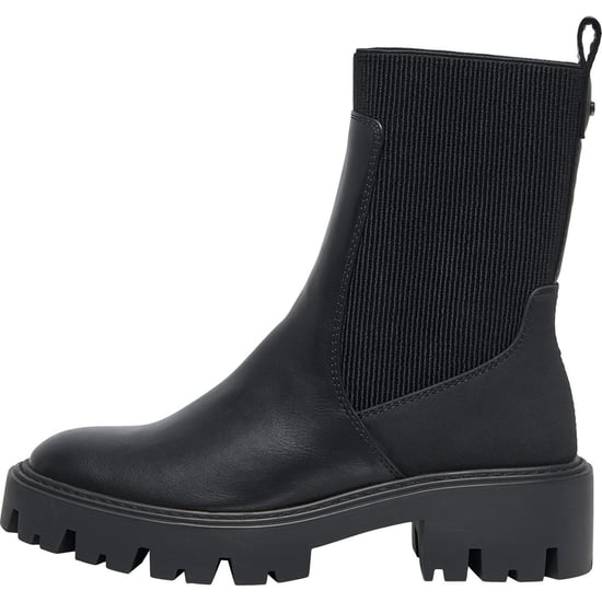 ENKELE BETTY-7 Polyester Blend Dames Zwarte Hakken Enkellaarzen - Image 4