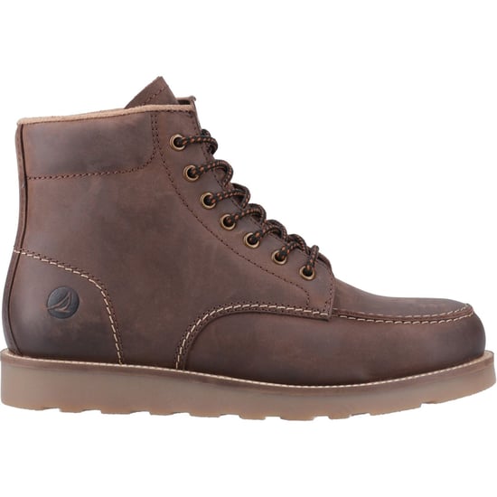 Sperry Boston Leren Heren Chocolade Enkellaarzen - Image 5