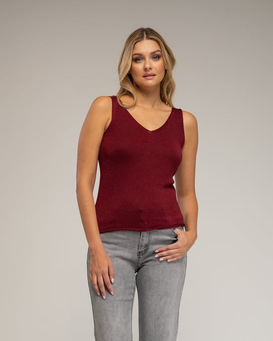Gebreide top met Lurex - Image 1