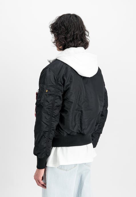 MA-1 D-Tec Sleeve Embroidery Bomber Jacket - Image 3