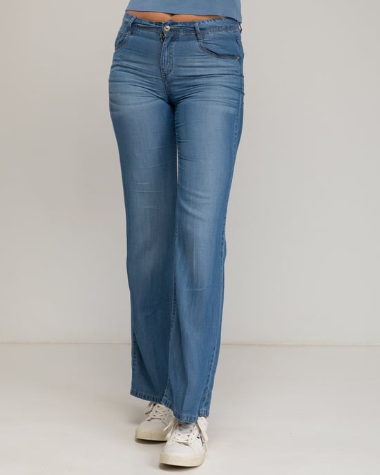 Rechtaf lente Tencel broek - Image 3