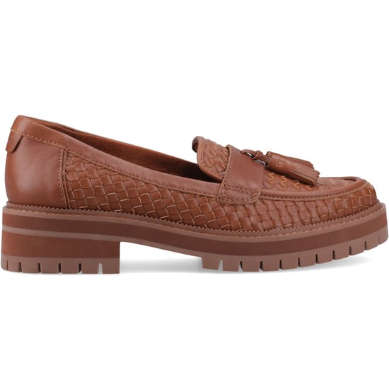 TOMS Cara Geweven Dames Amber Bruine Instappers - Image 4