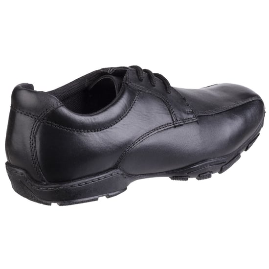 Hush Puppies Vincente Senior Leer Jongens Zwarte Loafers - Image 2