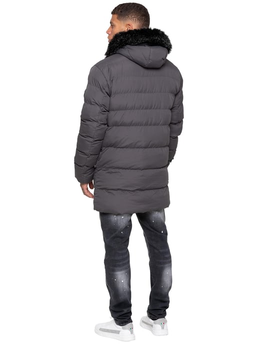 Enzo Milano | Heren Longline Puffermantel - Image 4