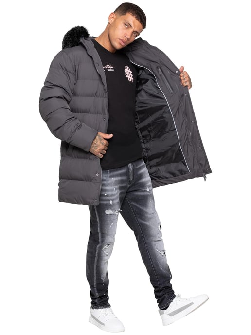 Enzo Milano | Heren Longline Puffermantel - Image 5