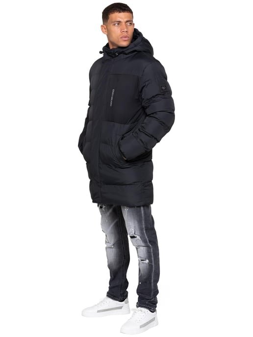 Enzo Milano | Heren Longline Puffer Jas - Image 3