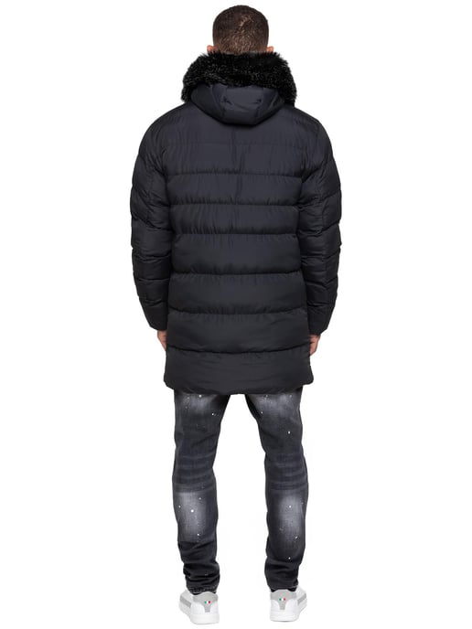 Enzo Milano | Heren Longline Puffer Jas - Image 4