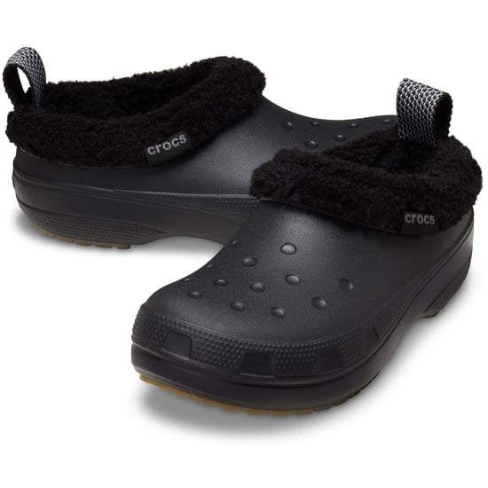 Crocs Classic Lined Shorty Thermoplastische Heren Zwarte Slippers - Image 3