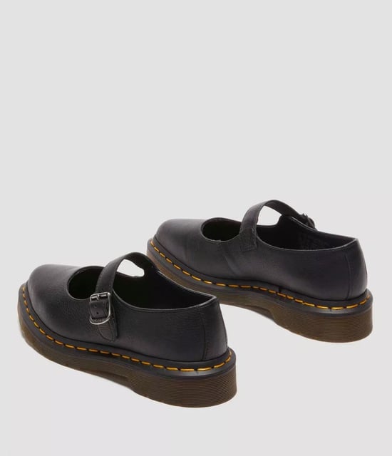 Dr. Martens Elphie Mary Jane Virginia Dames Schoenen Van Zwart Leer - Image 5