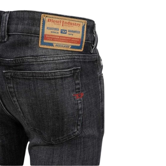 Diesel Heren Sleenker Jeans (Zwarte denim) - Image 3