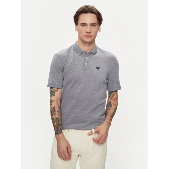 Wrangler - REFINED POLO SHIRT NAVY - Image 1