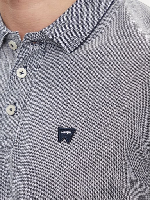 Wrangler - REFINED POLO SHIRT NAVY - Image 4