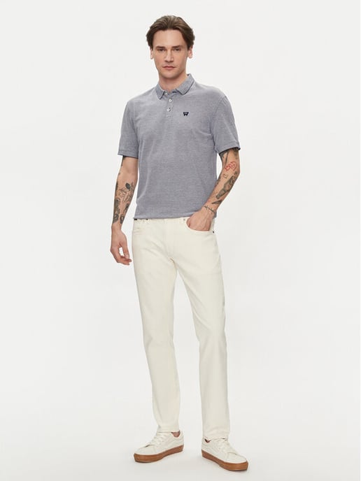 Wrangler - REFINED POLO SHIRT NAVY - Image 6