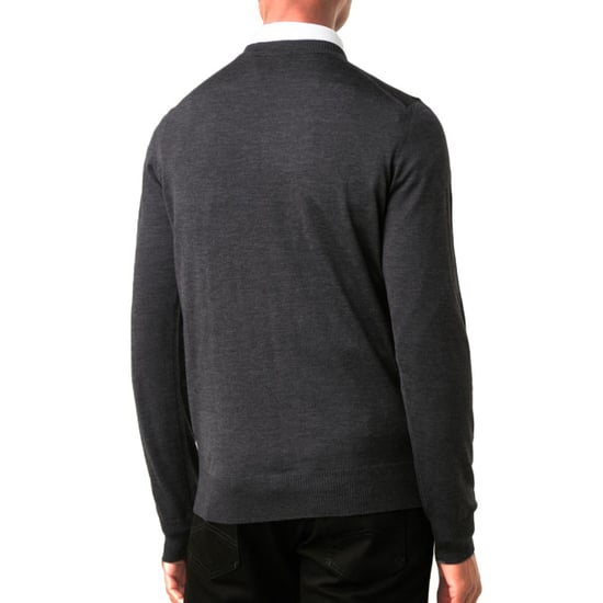Cappuccino Italia Sweaters Mock Pullover Antraciet Grijs - Image 3