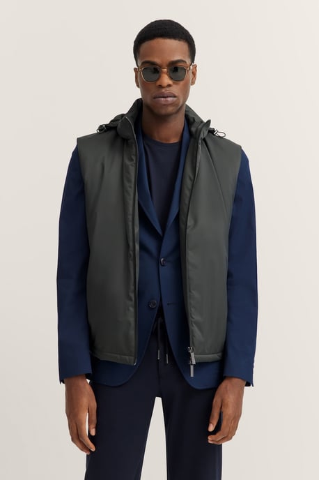 Bugatti Herren Waterafstotend vest met capuchon - Image 1