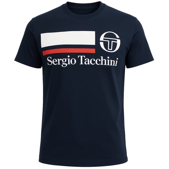 Sergio Tacchini Falcade Heren Donkerblauw T-Shirt - Image 1