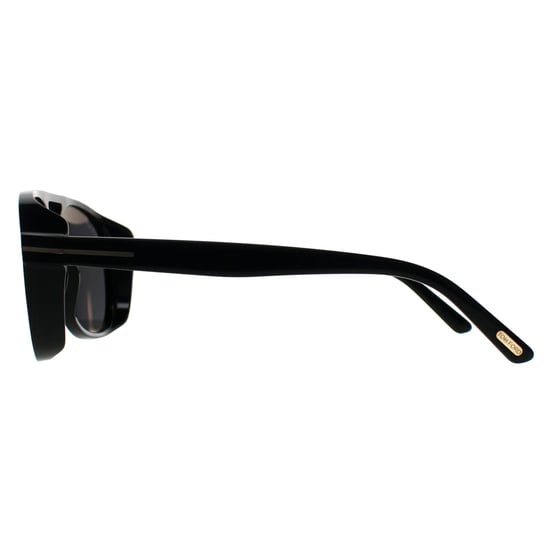 Tom Ford Aviator Heren Glimmend Zwart Donkergrijs Rosco FT1022 - Image 2