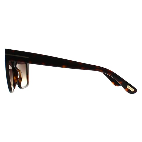Tom Ford Cat Eye Dames Glimmend Donker Havana Bruin Kleurverloop Winona FT1030 - Image 2