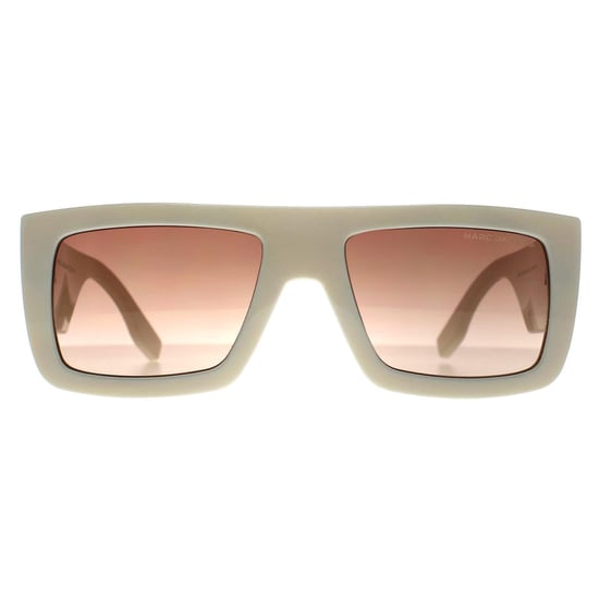 Marc Jacobs Vierkant Unisex Wit Bruin Verloop MARC 775/S - Image 1