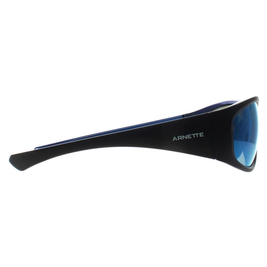 Arnette Wrap Heren Mat Zwart Blauw Spiegel Gepolariseerd AN4331 Ilum - Image 3