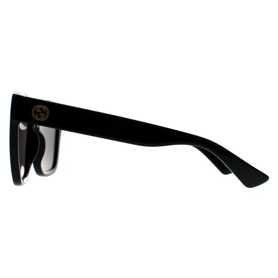 Gucci Vierkant Vrouwen Glimmend Zwart Donkergrijs GG1338S - Image 2