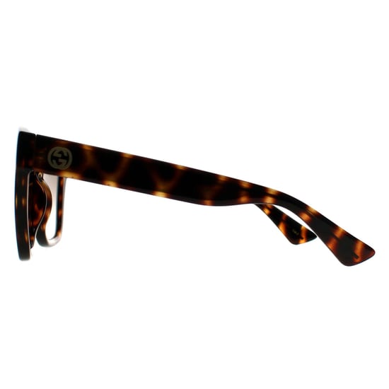 Gucci Vierkant Dames Glimmend Gevlekt Havana Bruin Kleurverloop GG1338S - Image 2