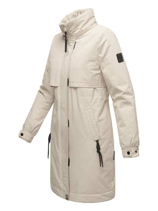 Navahoo Kaltwetterretter dames winterparka met imitatiebontkraag - Image 4