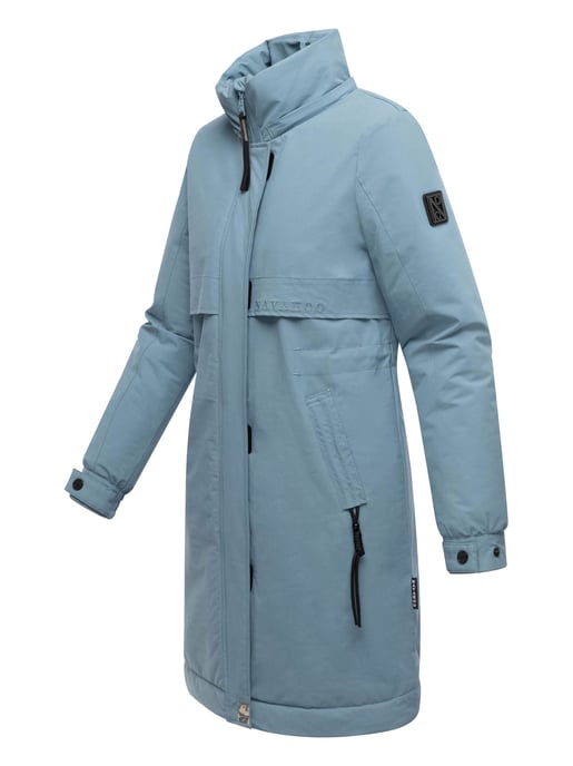 Navahoo Kaltwetterretter dames winterparka met imitatiebontkraag - Image 3
