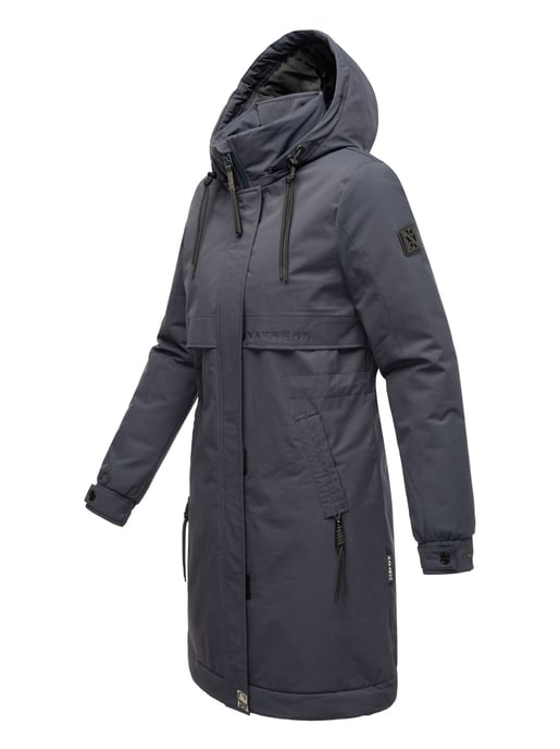 Navahoo Kaltwetterretter dames winterparka met imitatiebontkraag - Image 3