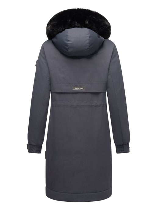 Navahoo Kaltwetterretter dames winterparka met imitatiebontkraag - Image 5