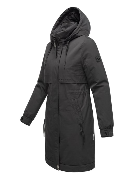 Navahoo Kaltwetterretter dames winterparka met imitatiebontkraag - Image 3