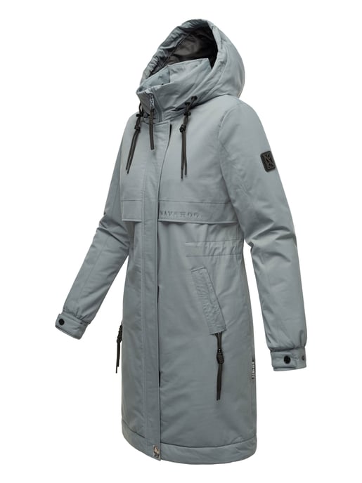 Navahoo Kaltwetterretter dames winterparka met imitatiebontkraag - Image 3