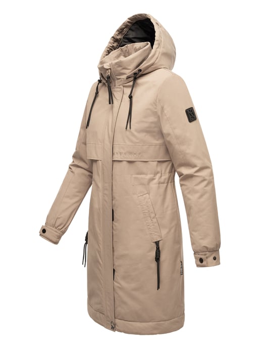 Navahoo Kaltwetterretter dames winterparka met imitatiebontkraag - Image 3