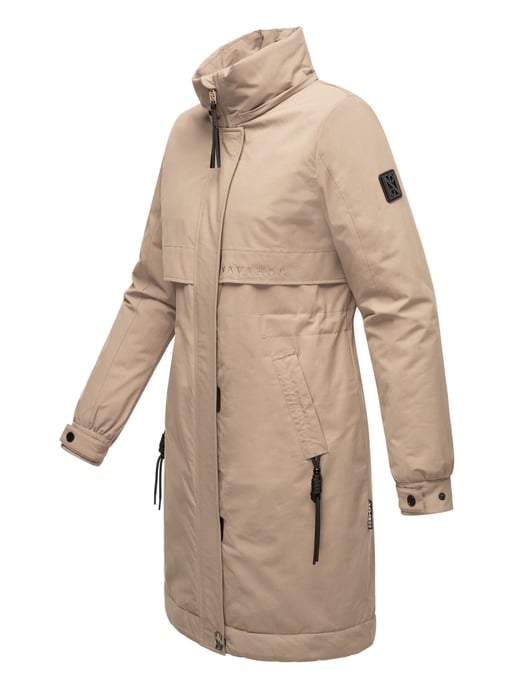 Navahoo Kaltwetterretter dames winterparka met imitatiebontkraag - Image 4