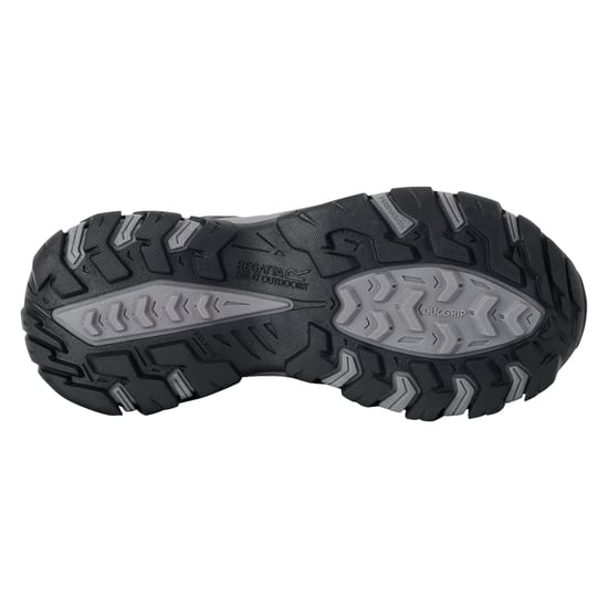 Regatta Kinder/Kinder Holcombe III Wandelschoenen (Zwart/Donker Staal) - Image 5