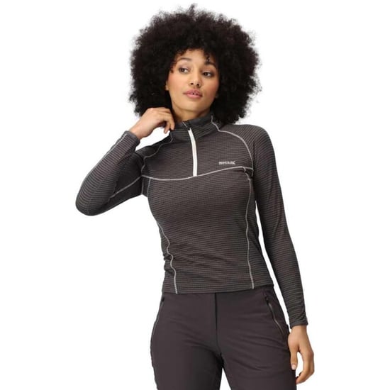 Regatta Dames/Dames Yonder II Half Zip Fleece Top (Afdichting Grijs) - Image 4