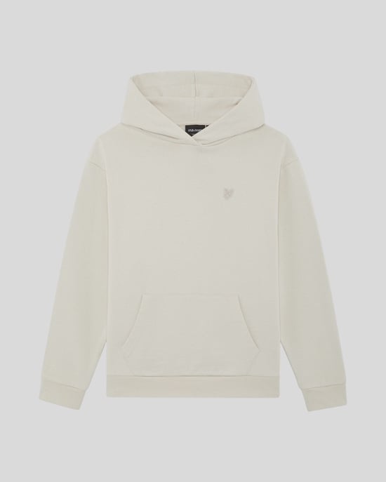 Lyle & Scott Heavy Weight Drop Shoulder Hoodie voor jongens - Wit - Image 1