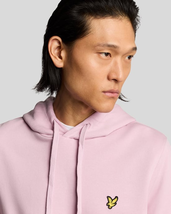 Lyle & Scott Loopback Katoenen Hoodie - Roze - Image 3