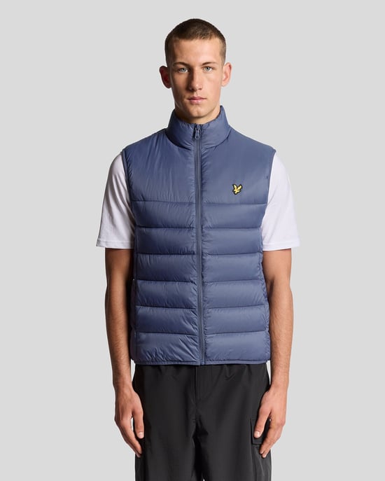 Lyle & Scott Puffer Gilet - Grijs - Image 1