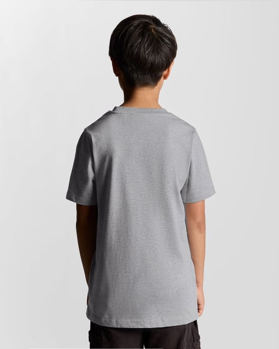 Lyle & Scott Jongens Katoenen T-shirt - Grijs - Image 4