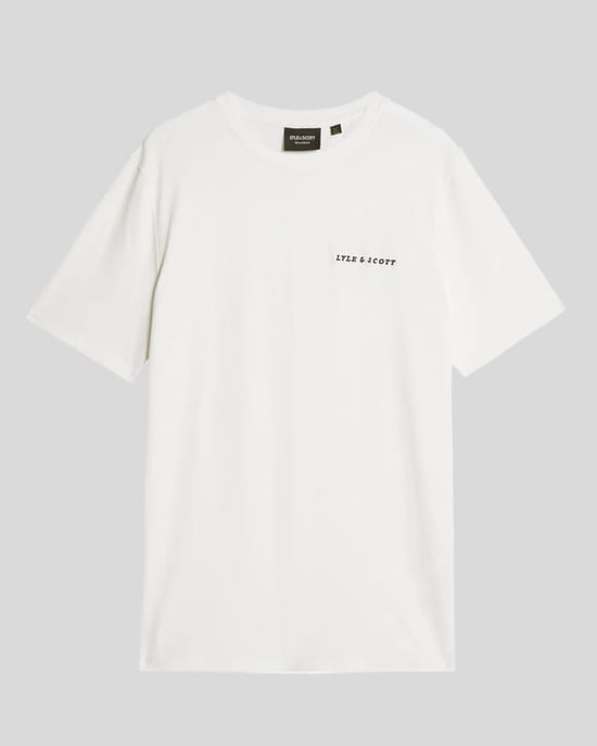 Lyle & Scott Script Logo katoenen T-shirt met ronde hals - wit - Image 5