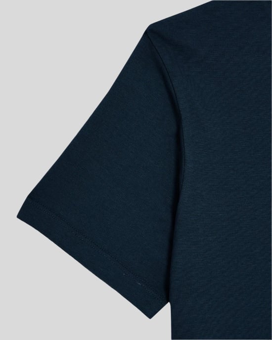 Lyle & Scott Jongens Linnen T-shirt - Marineblauw - Image 3