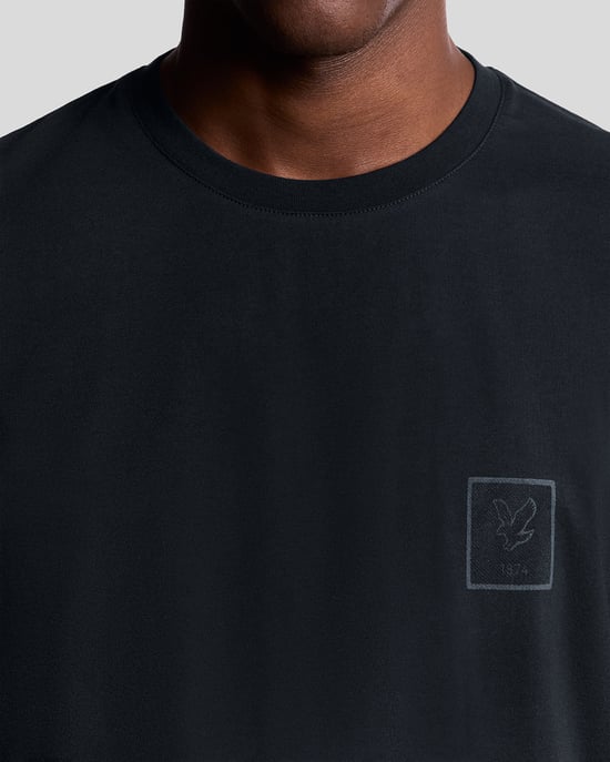 Lyle & Scott Sports Tonal Logo T-shirt - Marineblauw - Image 3