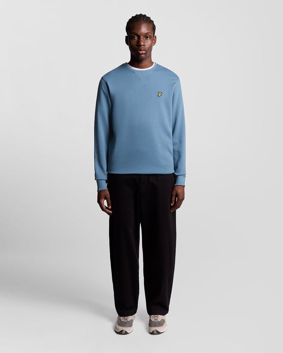 Lyle & Scott Katoenen Crew Neck Sweatshirt - Blauw - Image 2